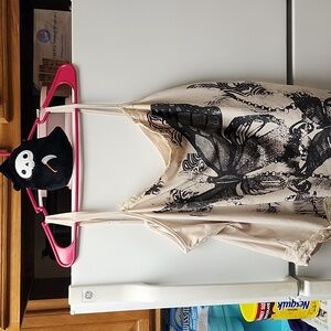 Gothic tank top and Plush set